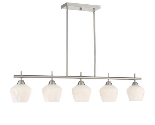 Camrin Five Light Island Pendant in Brushed Nickel (7|2174-84)