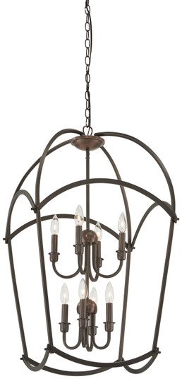 Jupiter'S Canopy Eight Light Pendant in Harvard Court Bronze (Plated) (7|4778-281)