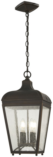 Marquee Four Light Chain Hung Lantern in Oil Rubbed Bronze W/ Gold High (7|72484-143C)