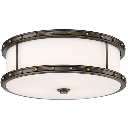 LED Flush Mount in Harvard Court Bronze W/Liberty (7|827-103-L)