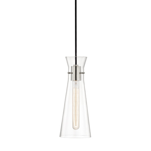 Anya One Light Pendant in Polished Nickel (428|H112701-PN)