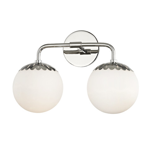 Paige Two Light Bath and Vanity in Polished Nickel (428|H193302-PN)