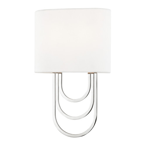 Farah Two Light Wall Sconce in Polished Nickel (428|H210102-PN)