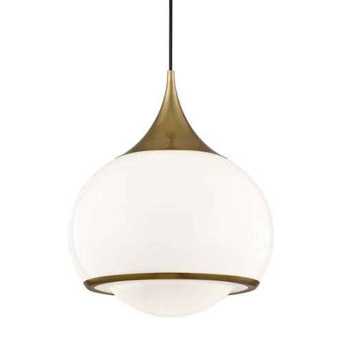 Reese One Light Pendant in Aged Brass (428|H281701L-AGB)