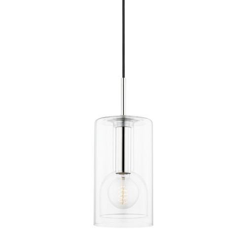 Belinda One Light Pendant in Polished Nickel (428|H415701A-PN)