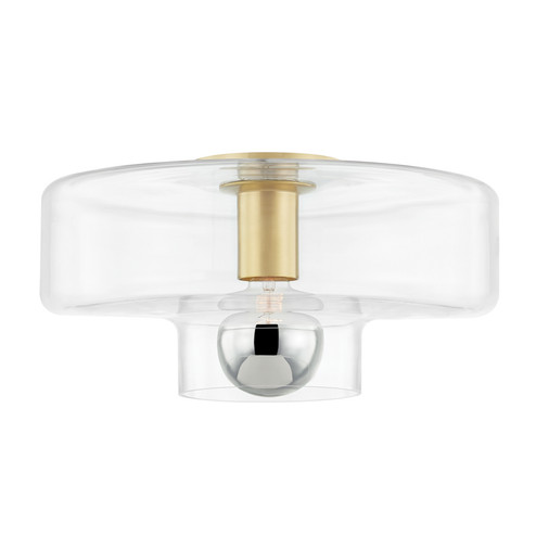 Iona One Light Flush Mount in Aged Brass (428|H524501-AGB)