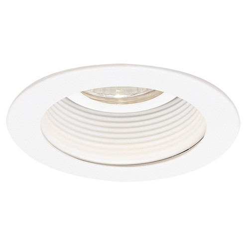 Recessed 3'' Adjustable Stepped Baffle With Metal Ring in White (167|NL-3310WW)