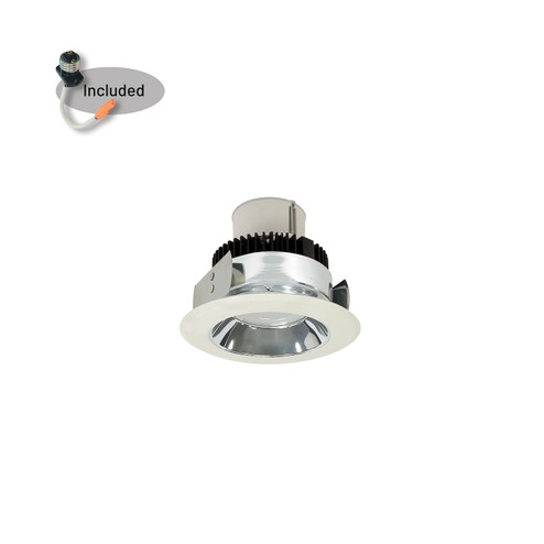 Rec LED Marquise 2 - 4'' Recessed in Clear / White (167|NRMC2-41L0927MCW)