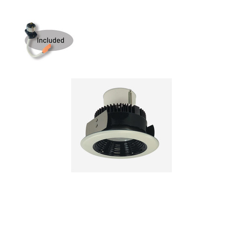 Rec LED Marquise 2 - 4'' Recessed in Black / White (167|NRMC2-42L0940SBW)