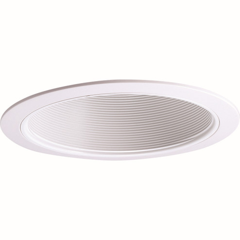 Recessed 6'' Br30/Par30 Phenolic Stepped Baffle W/ Plastic Ring in White (167|NTP-31)