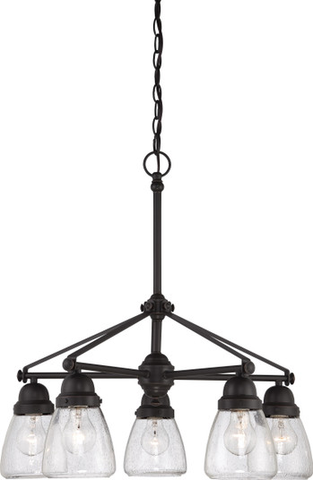 Laurel Five Light Chandelier in Sudbury Bronze (72|60-5545)