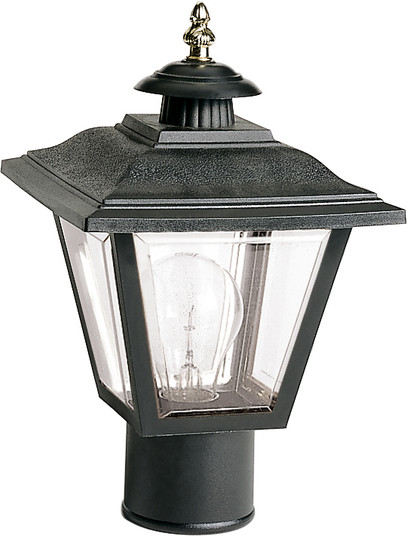 One Light Post Lantern in Black (72|SF77-898)