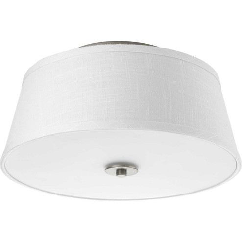 Arden Two Light Flush Mount in Brushed Nickel (54|P3739-09)