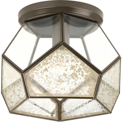 Cinq One Light Close-to-Ceiling in Antique Bronze (54|P3868-20)