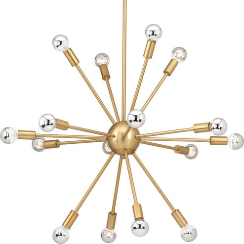 Ion 16 Light Chandelier in Brushed Bronze (54|P400041-109)