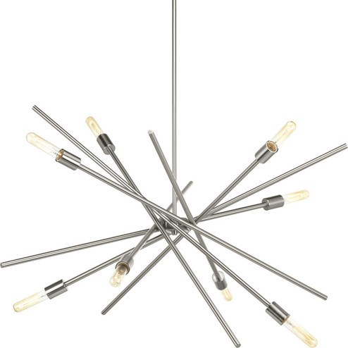 Astra Eight Light Chandelier in Brushed Nickel (54|P400109-009)