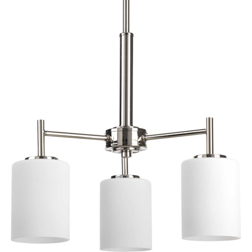 Replay Three Light Chandelier in Polished Nickel (54|P4318-104)