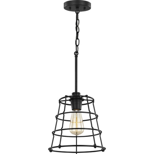 Chambers One Light Mini Pendant in Black (54|P500281-031)