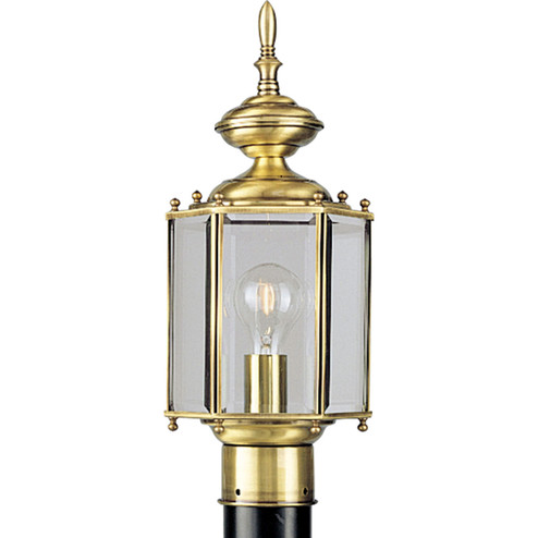 BrassGUARD Lantern One Light Post Lantern in Polished Brass (54|P5430-10)