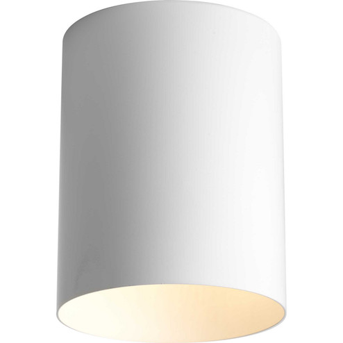 Cylinder One Light Outdoor Ceiling Mount in White (54|P5774-30)