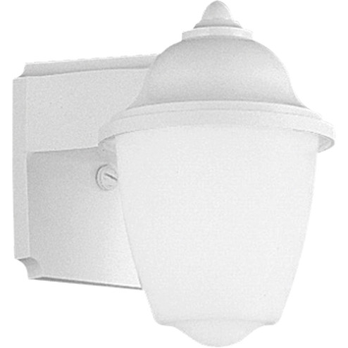 Polycarbonate Outdoor One Light Wall Lantern in White (54|P5844-30)