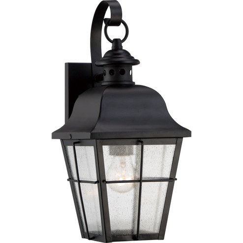Millhouse One Light Outdoor Wall Lantern in Mystic Black (10|MHE8406K)