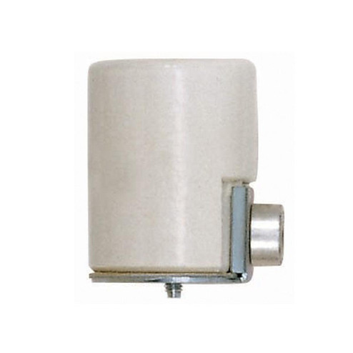 Porcelain Socket With Side Outlet And Bushing in Glazed (230|80-1083)