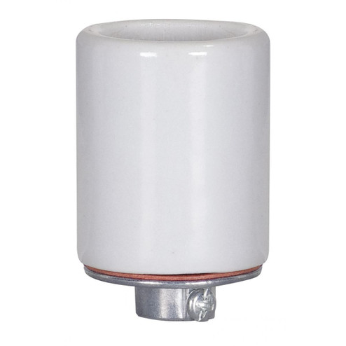 Socket in Glazed White (230|80-1318)