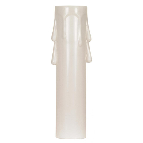 Candle Cover in White (230|90-1260)