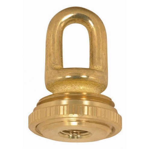 1/8 Ip Screw Collar Loop With Ring in Gold (230|90-2294)