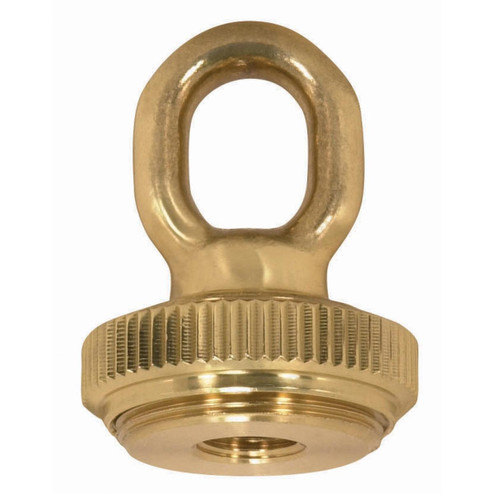 1/4 Ip Matching Screw Collar Loop With Ring in Polished / Lacquered (230|90-2299)