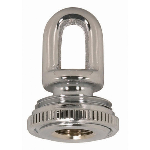 1/4 Ip Matching Screw Collar Loop With Ring in Polished Chrome (230|90-2300)