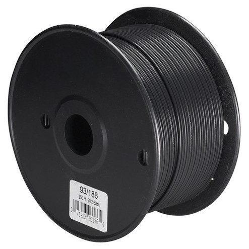 Lamp And Lighting Bulk Wire in Black (230|93-186)