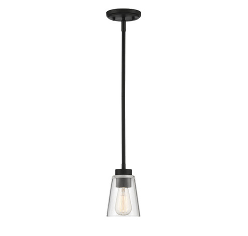 Calhoun One Light Mini-Pendant in Matte Black (51|7-1026-1-89)