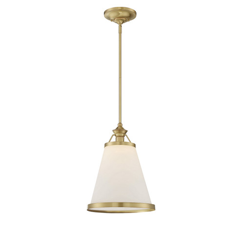 Ashmont One Light Pendant in Warm Brass Lustre (51|7-130-1-63)