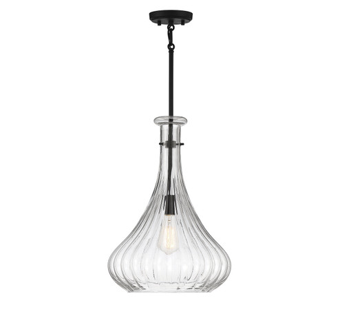 Bristo One Light Pendant in Matte Black (51|7-2265-1-89)