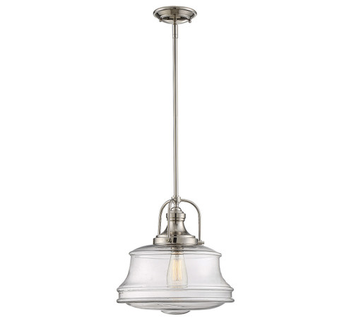 Garvey One Light Pendant in Polished Nickel (51|7-5012-1-109)