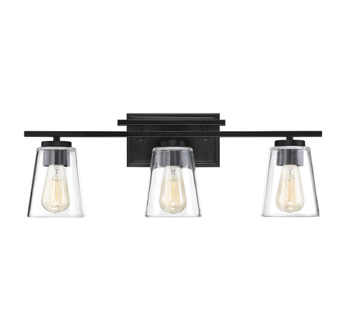 Calhoun Three Light Bath Bar in Black (51|8-1020-3-BK)