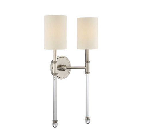 Fremont Two Light Wall Sconce in Satin Nickel (51|9-103-2-SN)