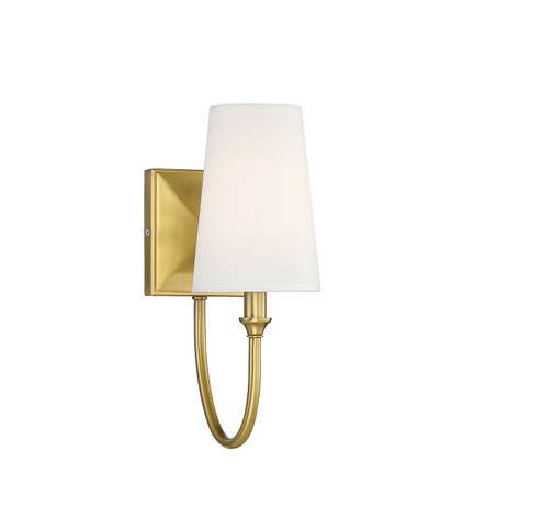 Cameron One Light Wall Sconce in Warm Brass (51|9-2542-1-322)