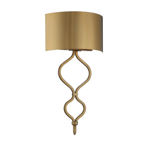 Como LED Wall Sconce in Warm Brass (51|9-6520-1-322)