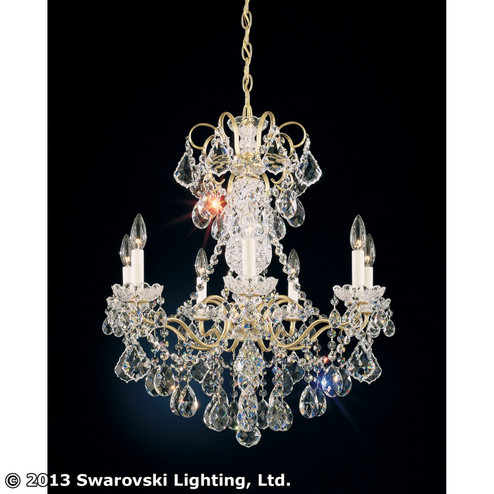New Orleans Seven Light Chandelier in Antique Silver (53|3656-48S)