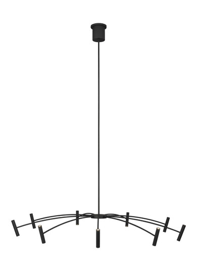 Aerial LED Chandelier in Matte Black (182|700ARL55B-LED930)