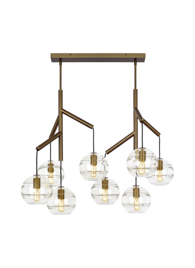Sedona LED Chandelier in Aged Brass (182|700SDNMPL2CR-LED927)