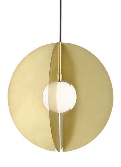 Orbel One Light Pendant in Aged Brass (182|700TDOBLRR)