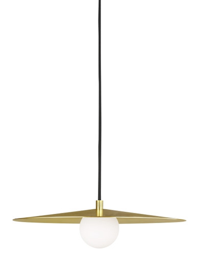 Pirlo One Light Pendant in Aged Brass (182|700TDPRLR)