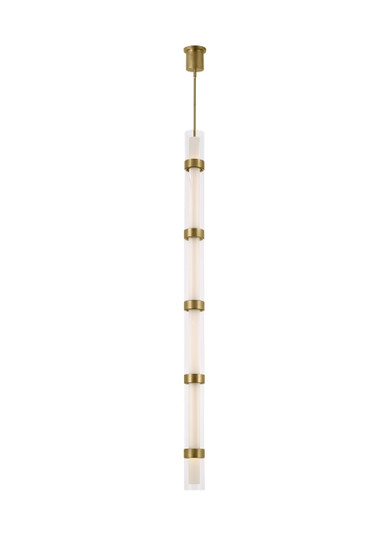 Wit LED Pendant in Aged Brass (182|700TDWIT6R-LED930)