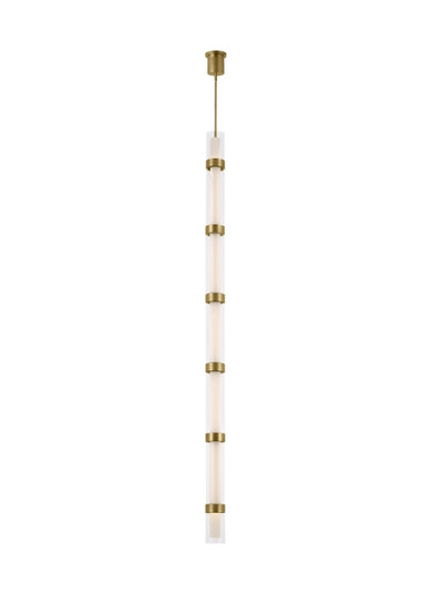 Wit LED Pendant in Aged Brass (182|700TDWIT7R-LED930)
