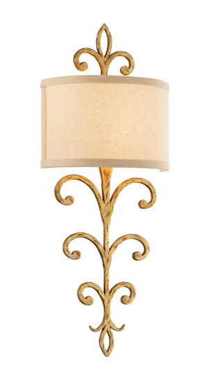 Crawford Two Light Wall Sconce in Crawford Gold (67|B7182)