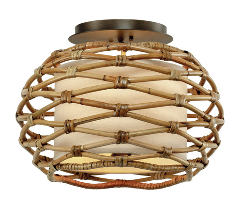 Balboa Three Light Semi Flush Mount in Bronze (67|C6740)